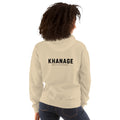 Back view of the Khanage Collective Signature Heavy Blend Unisex Hoodie.